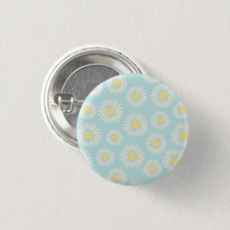 Round Button Pin Spring Florals