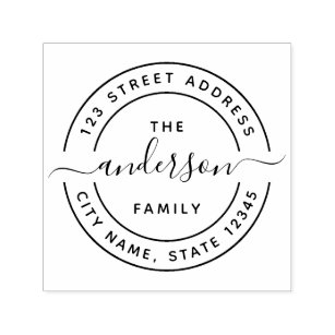 return address rubber stamps