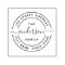 Round Calligraphy Script Family Return Address