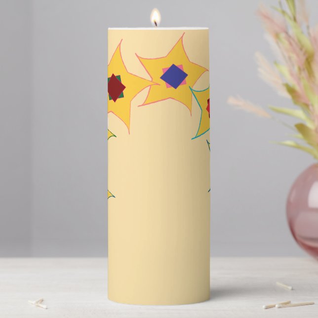 round candle stars designed.. (In Situ)