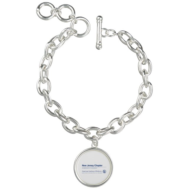 Round Charm Bracelet, Silver Plated Bracelet (Product)