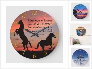 round church clocks