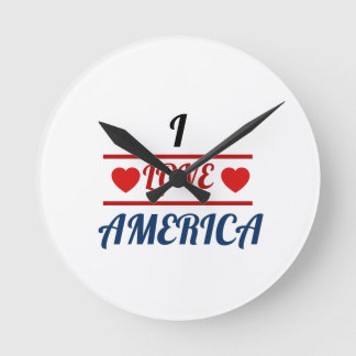 Round Clock - I Love America