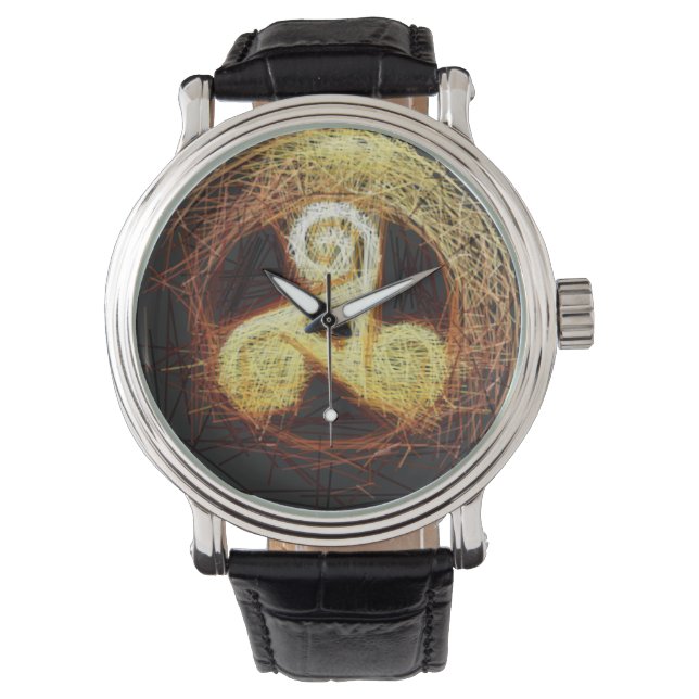 Round Clock Triscele, Triske Watch (Front)