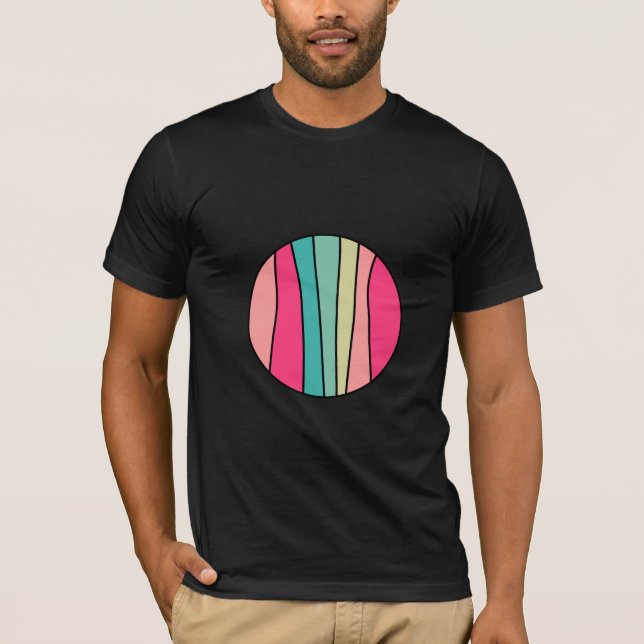 Round Color Abstract 160422(02) T-Shirt (Front)