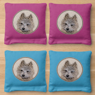 round cornhole bags
