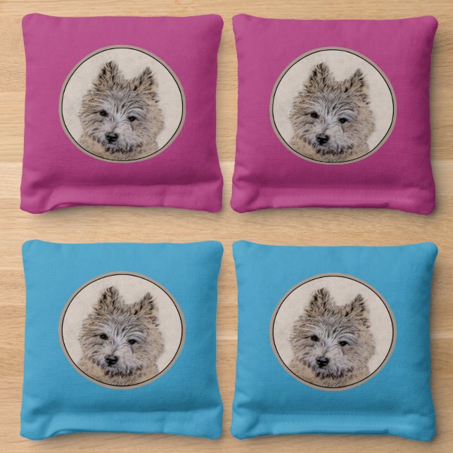 round cornhole bags (Wood)