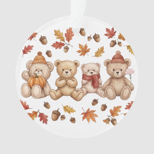 round cozy ornament  (Front)