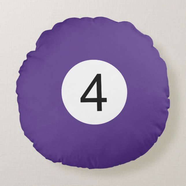 Round Cushions Billiard Ball #4 (Front)
