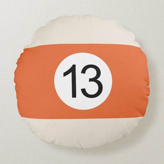 Round Cushions Billiards Ball #13 (Front)