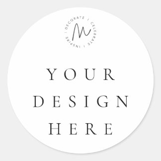 Round Custom Favor Tag