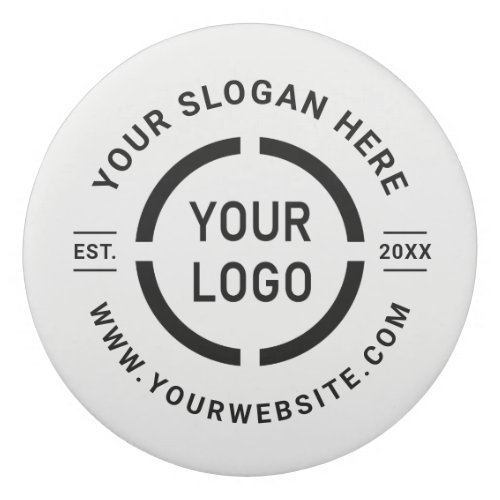 Round custom logo branded promotional eraser