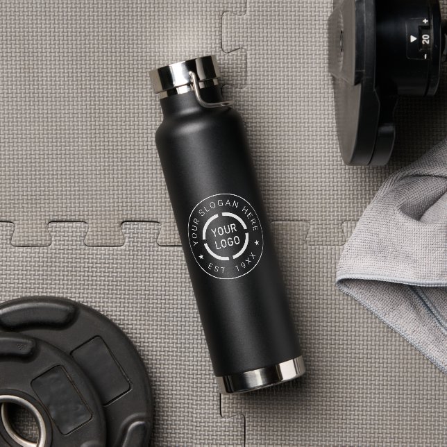 Round custom Logo branded promotional  Water Bottle (Gym)