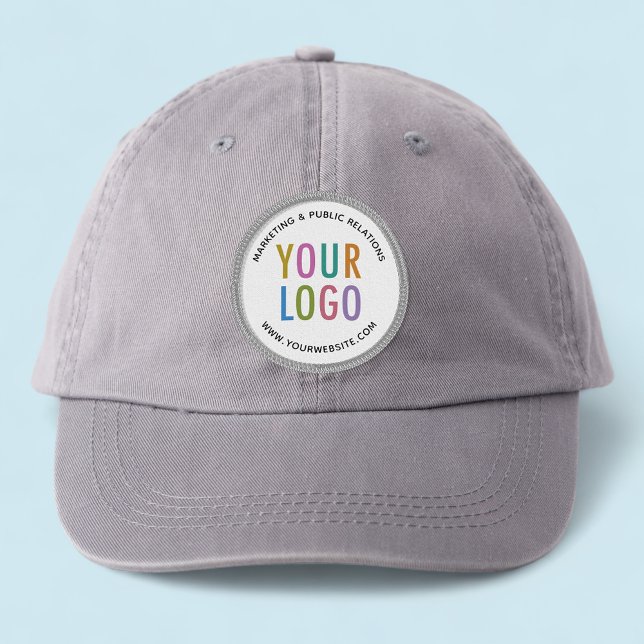 Round Custom Logo Patch for Hat No Minimum (MISOOK Round Hat Patch with Logo)