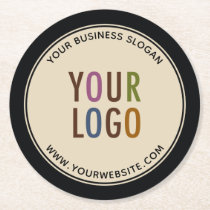 Round Custom Pulpboard Paper Coasters Company Logo Round Custom Pulpboard Paper Coasters Company Logo