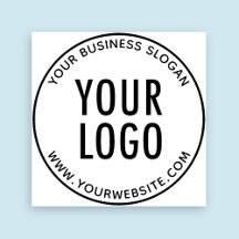 Round Custom Rubber Stamp with Your Company Logo