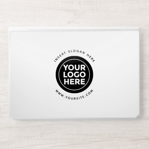 Round Custom Your Company Logo HP Laptop Skin