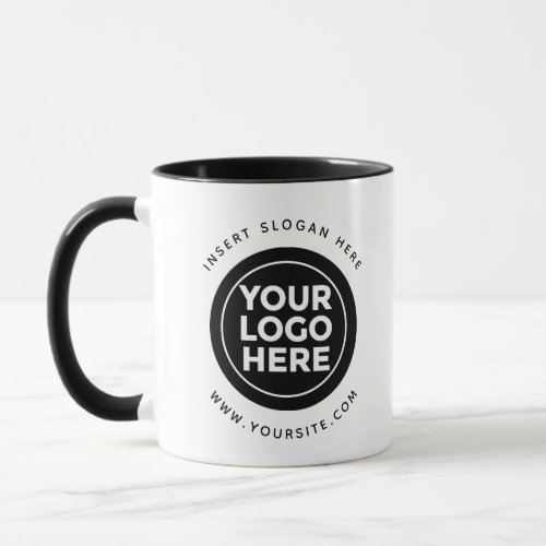 Round Custom Your Company Logo Mug