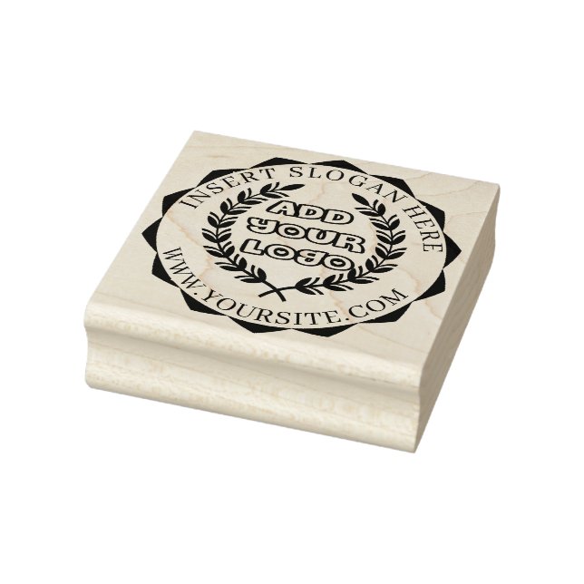 Round Custom Your Company Logo Rubber Stamp (Stamp)