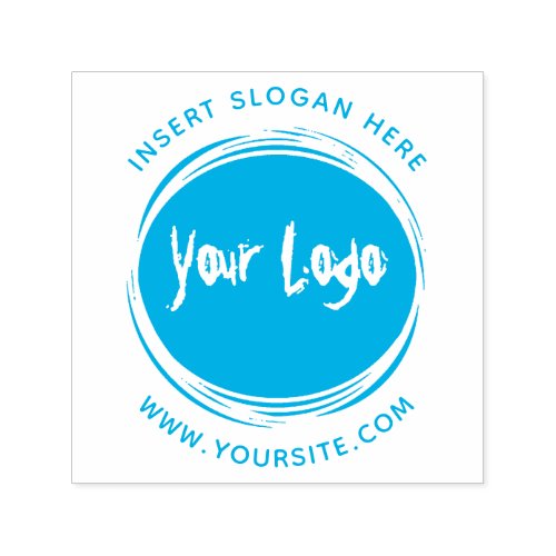 Round Custom Your Company Logo Self_inking Stamp