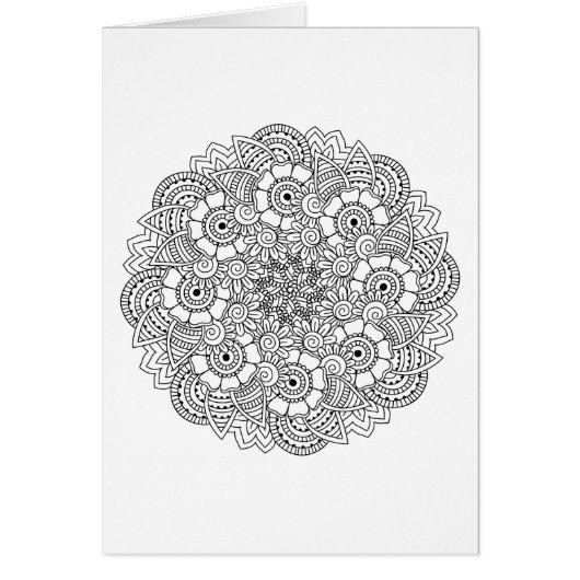 Round Design Doodle Cards (Front)