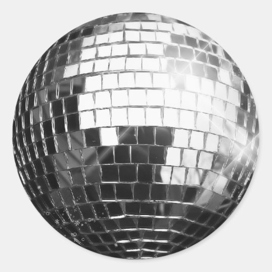 Round Disco Ball Stickers | Zazzle.com