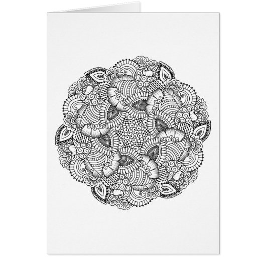 Round Doodle Design Cards (Front)