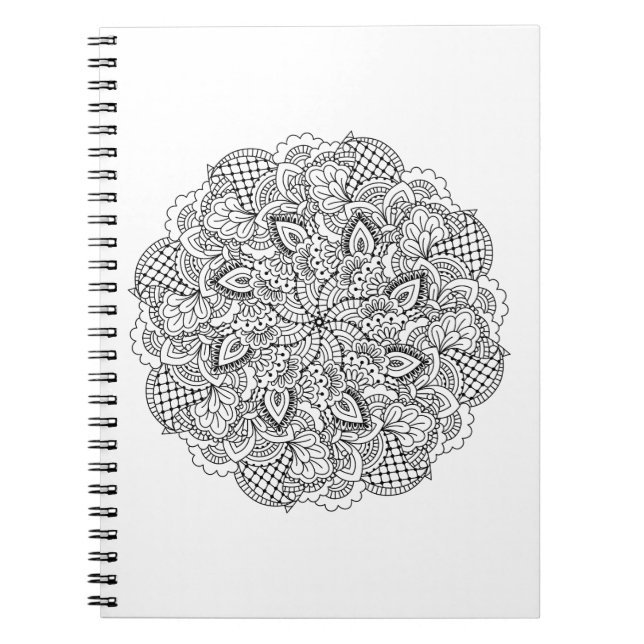 Round Doodle Notebook (Front)