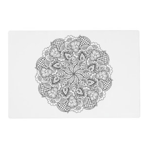 Round Doodle Placemat