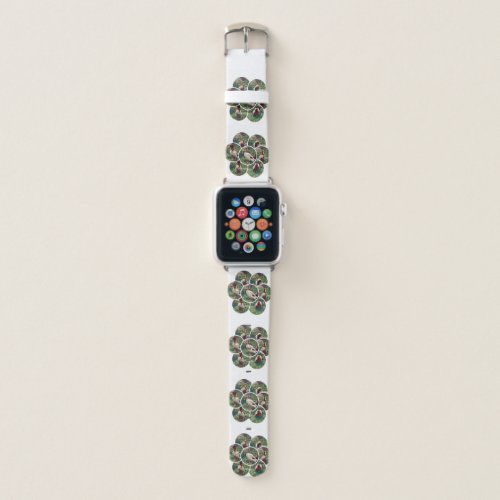 Round Duck Photo Collage Apple Watch Band