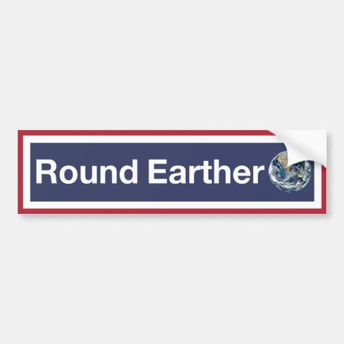 Round Earther Bumper Sticker