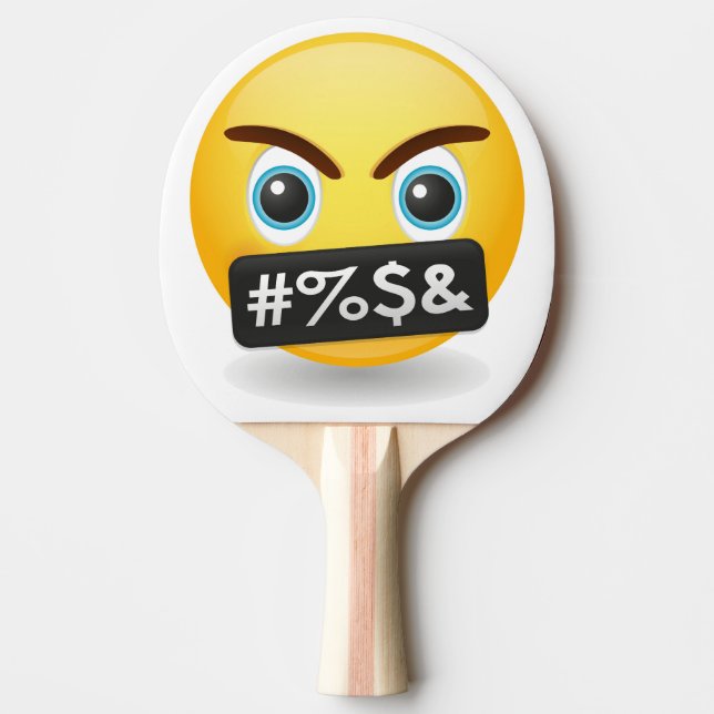 Round Face Ping Pong Paddle (Front)