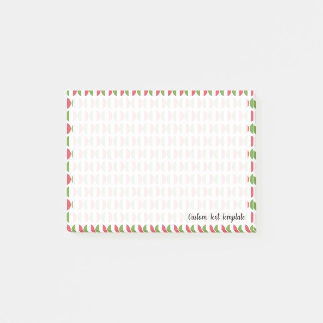 Round Flags of Italy Post-it Notes (Front)