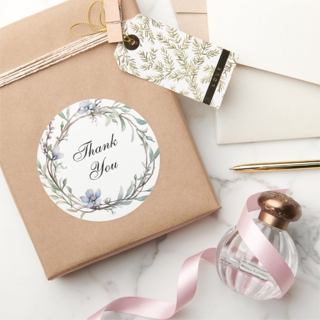 Round floral Wedding seals (Gifting)
