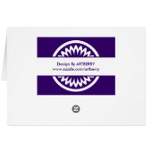 Round Flower - Deep Purple (Back Horizontal)