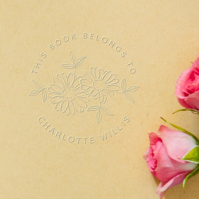 Round & Flowery Book From the Library Of Embosser (Creator Uploaded)