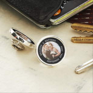 Round Frame Custom Photo Lapel Pin