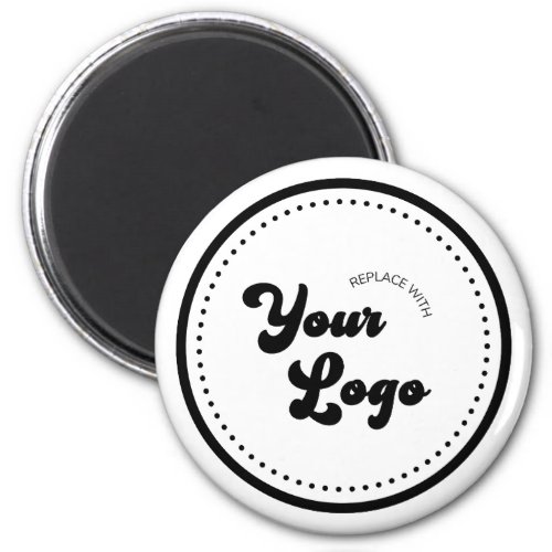 Round Fridge Magnet With Custom Business Logo