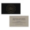 Round Geometric Gemstone Logo Gold/Black