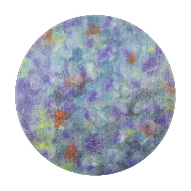 Round Glass Cutting Board (Front)