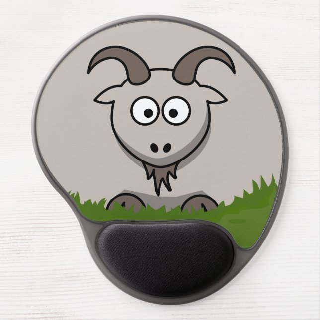 Round Goat Gel Mouse Pad (Front)