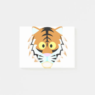 Round Head Tiger Post-it Notes