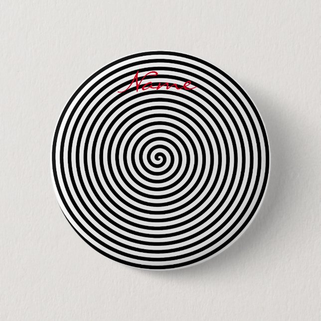 Round Hypnosis Spiral Thunder_Cove Button (Front)
