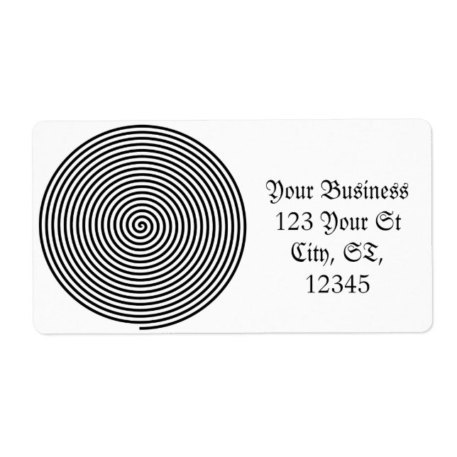Round Hypnosis Spiral Thunder_Cove Label (Front)
