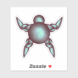 Round Iron man Sticker