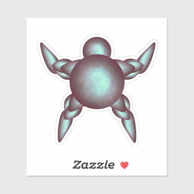 Round Iron man Sticker (Sheet)