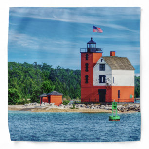 Round Island Lighthouse Bandana