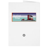 Round Island Lighthouse Cards (Back)