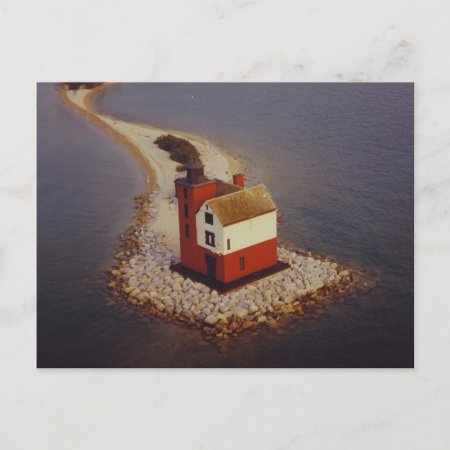 Round Island Lighthouse Postcard