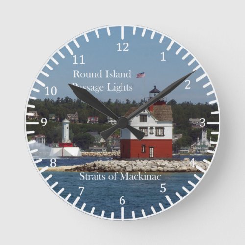 Round Island Passage Lights clock